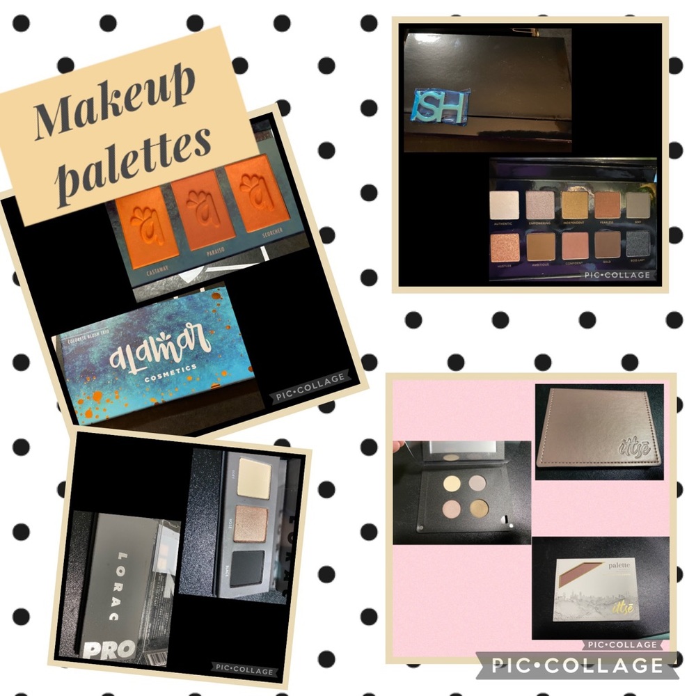 Makeup palette bundle (ISH, Alamar, Lorac, Ittse)